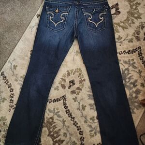 Big Star Women's Boot Cut Jeans - Dark Blue